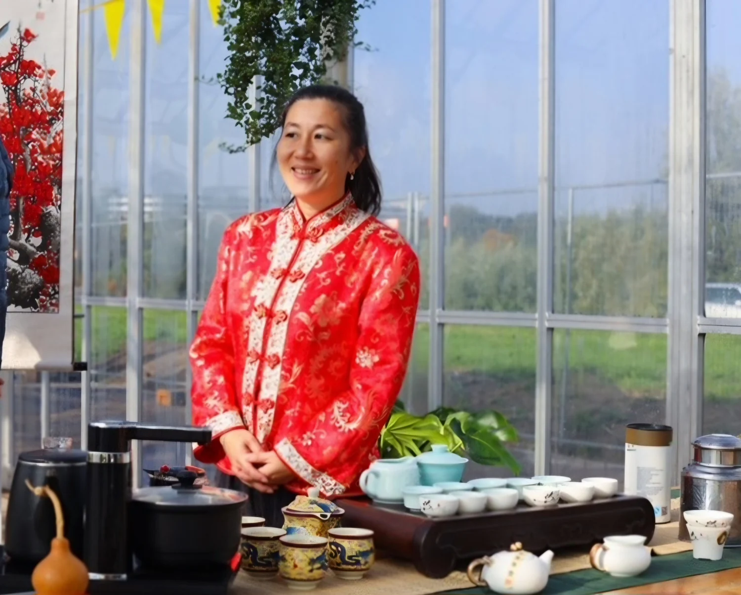 community theehuis ching ling in rood