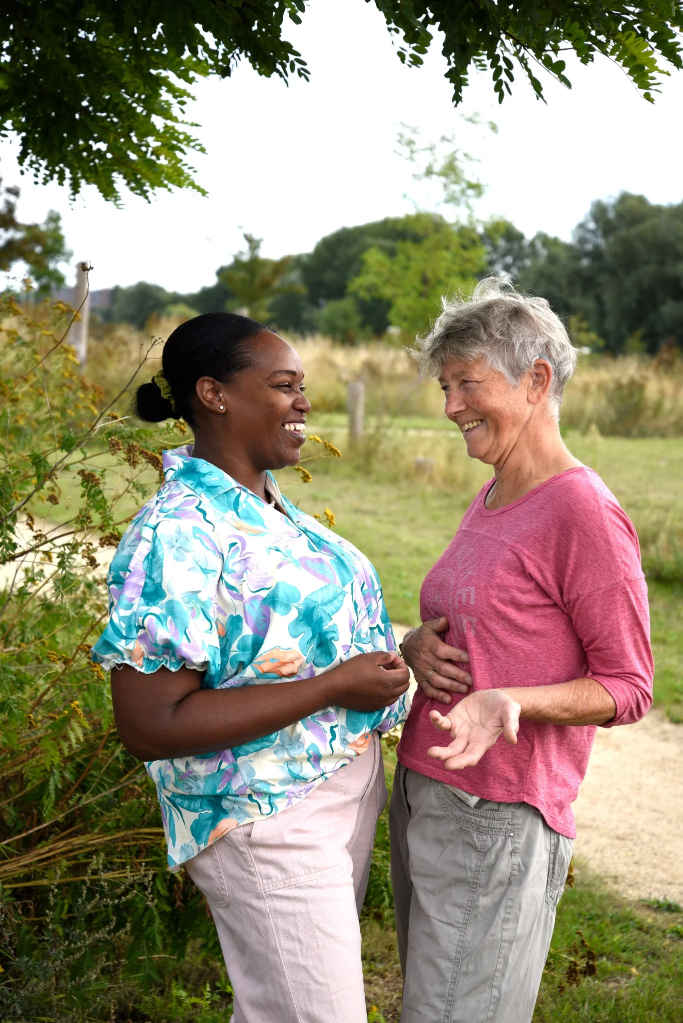 parkmanagement twee vrouwen in gesprek